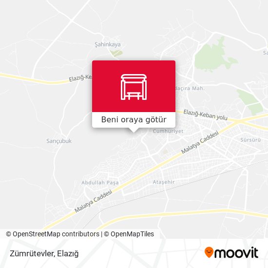 Zümrütevler harita