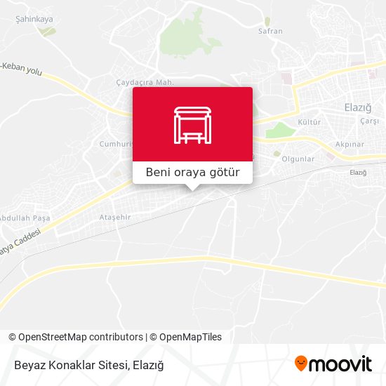 Beyaz Konaklar Sitesi harita