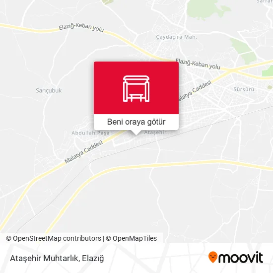 Ataşehir Muhtarlık harita