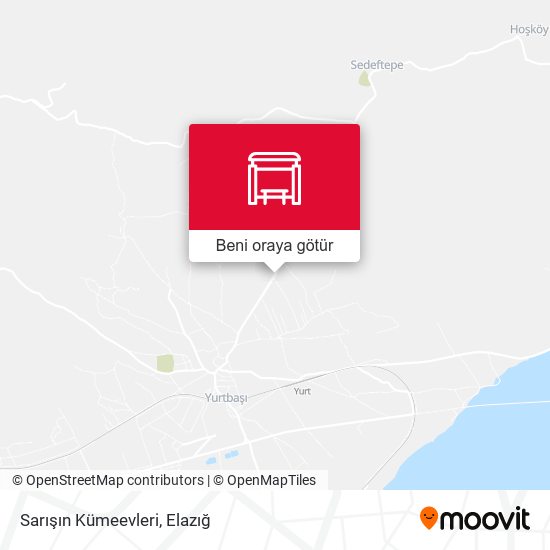 Sarışın Kümeevleri harita