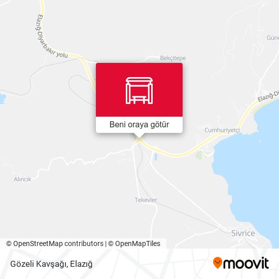 Gözeli Kavşağı harita
