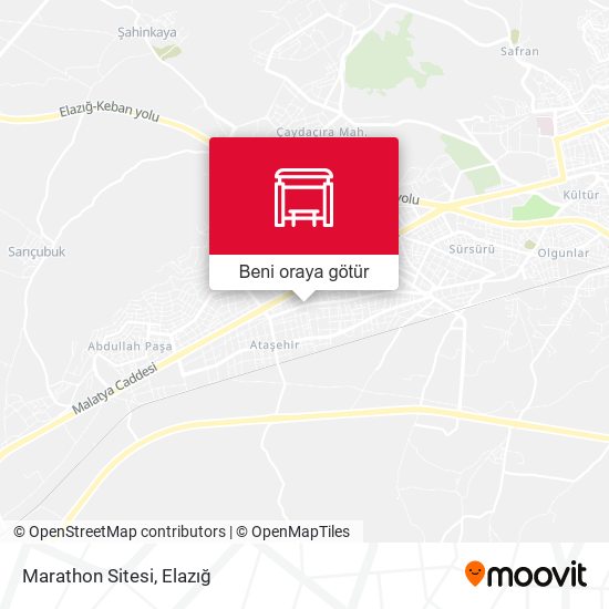 Marathon Sitesi harita