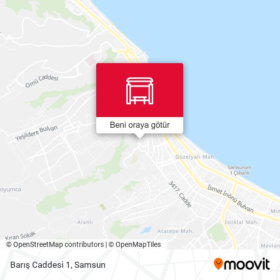 Barış Caddesi 1 harita
