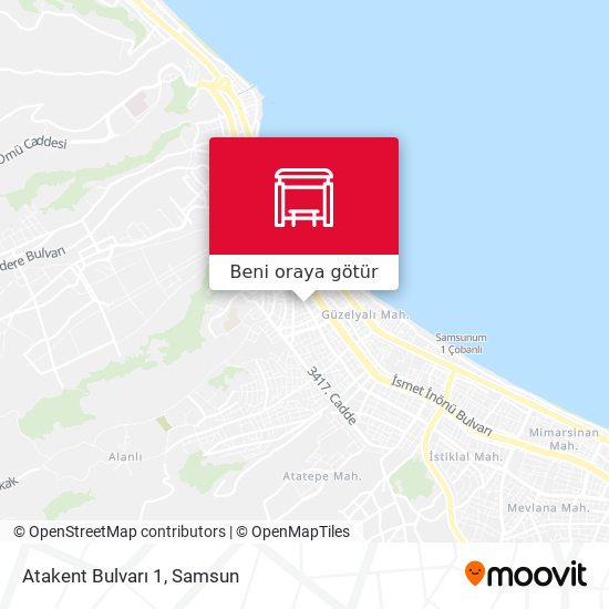 Atakent Bulvarı 1 harita