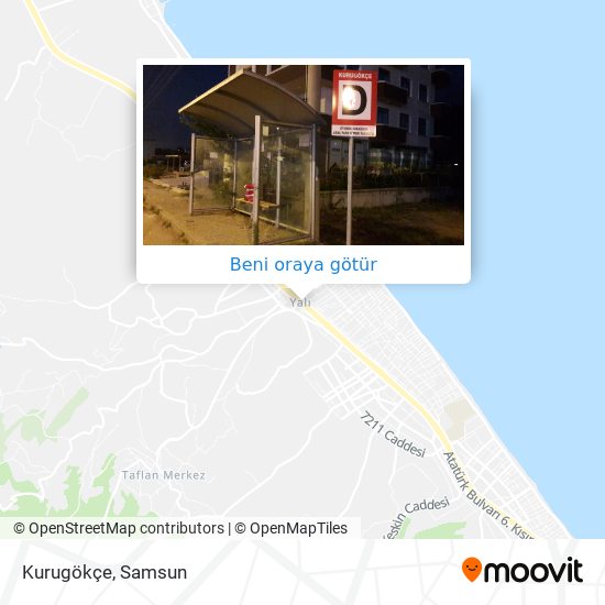 Kurugökçe harita