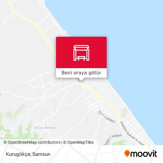 Kurugökçe harita