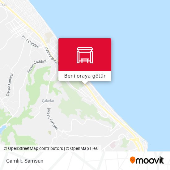 Çamlık harita