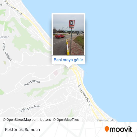 Rektörlük harita