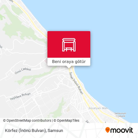 Körfez (İnönü Bulvarı) harita