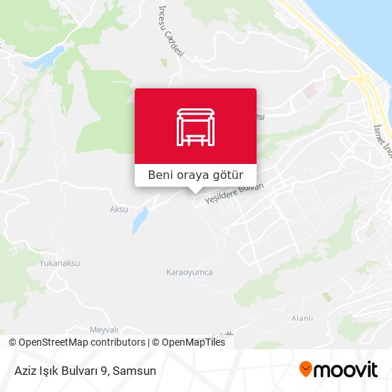 Aziz Işık Bulvarı 9 harita
