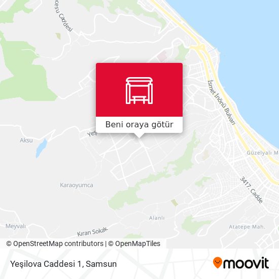 Yeşilova Caddesi 1 harita