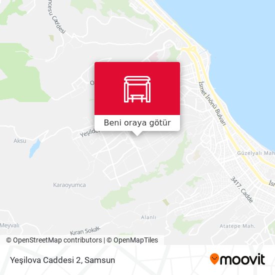 Yeşilova Caddesi 2 harita