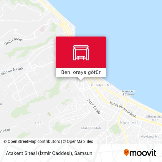 Atakent Sitesi (İzmir Caddesi) harita