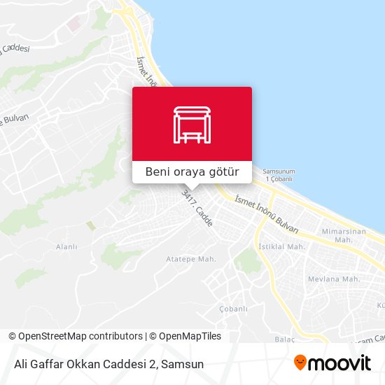 Ali Gaffar Okkan Caddesi 2 harita