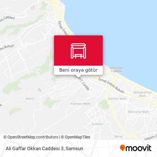 Ali Gaffar Okkan Caddesi 3 harita
