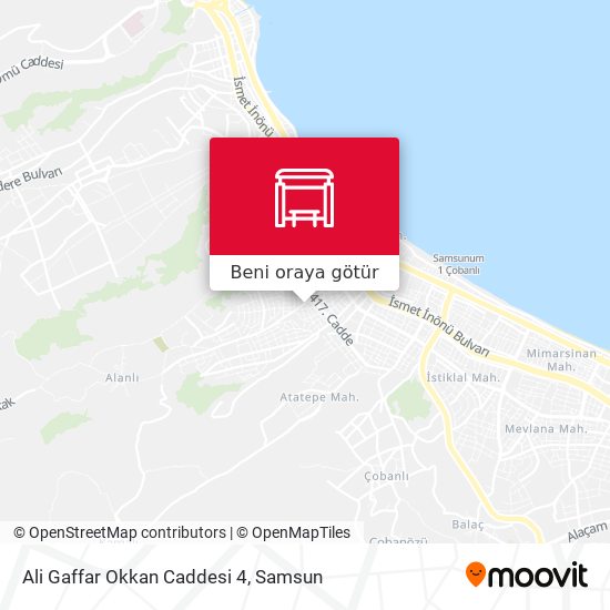 Ali Gaffar Okkan Caddesi 4 harita
