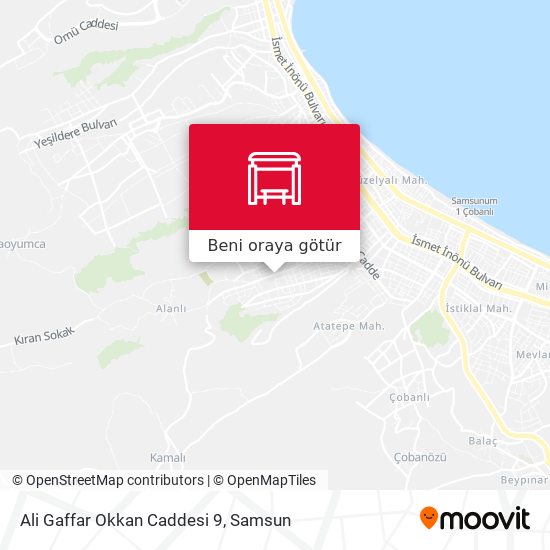 Ali Gaffar Okkan Caddesi 9 harita