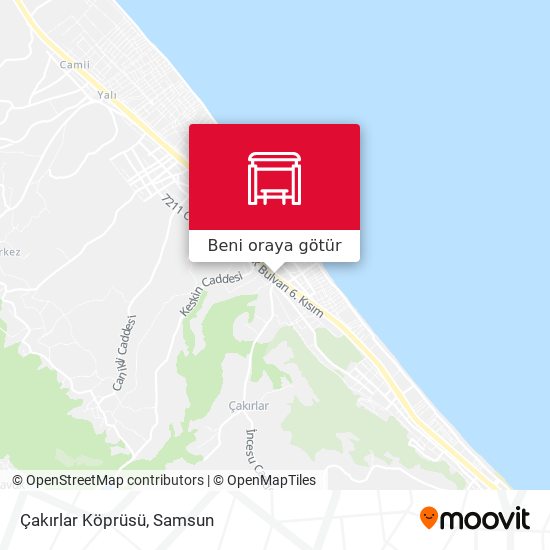 Çakırlar Köprüsü harita