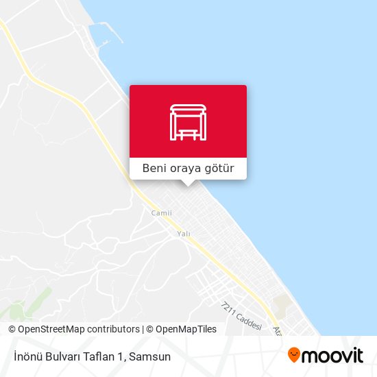 İnönü Bulvarı Taflan 1 harita