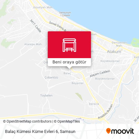 Balaç Kümesi Küme Evleri 6 harita