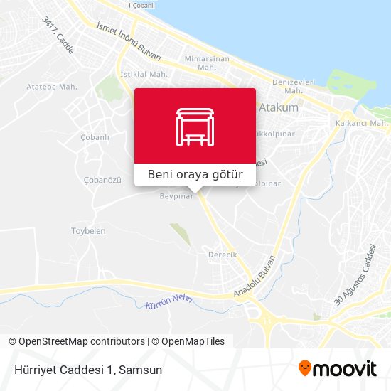Hürriyet Caddesi 1 harita