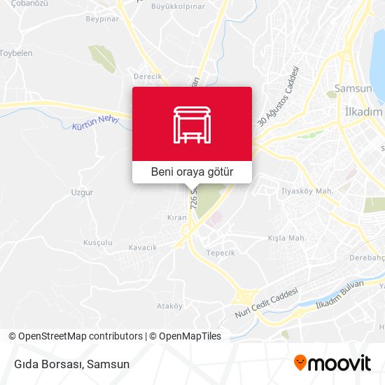 Gıda Borsası harita