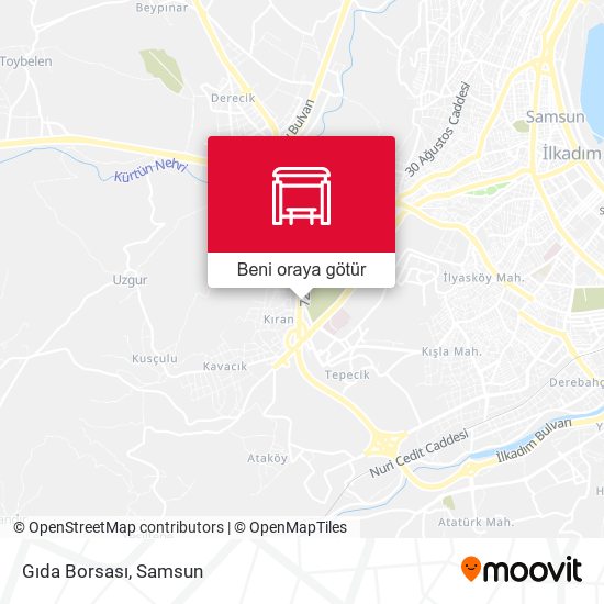 Gıda Borsası harita