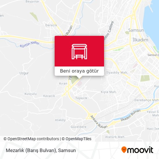 Mezarlık (Barış Bulvarı) harita
