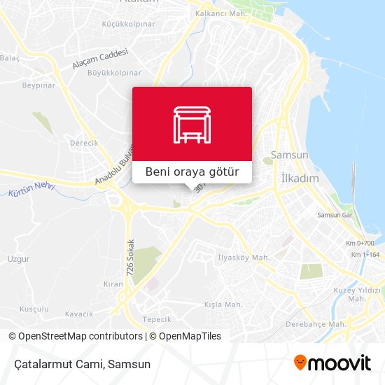 Çatalarmut Cami harita