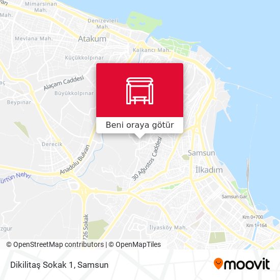Dikilitaş Sokak 1 harita