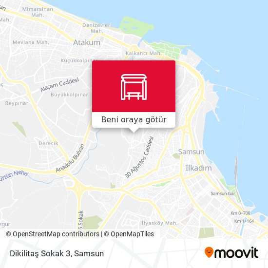 Dikilitaş Sokak 3 harita