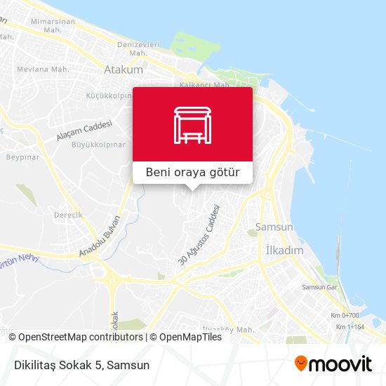 Dikilitaş Sokak 5 harita