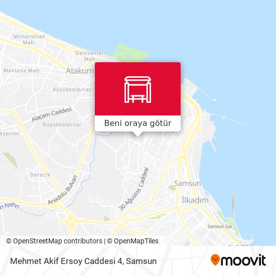 Mehmet Akif Ersoy Caddesi 4 harita