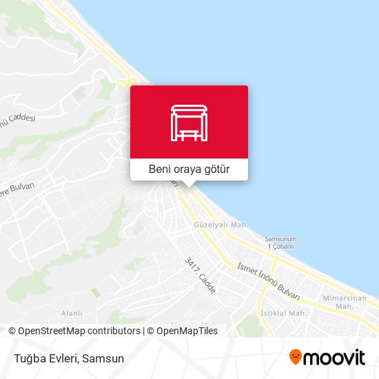 Tuğba Evleri harita