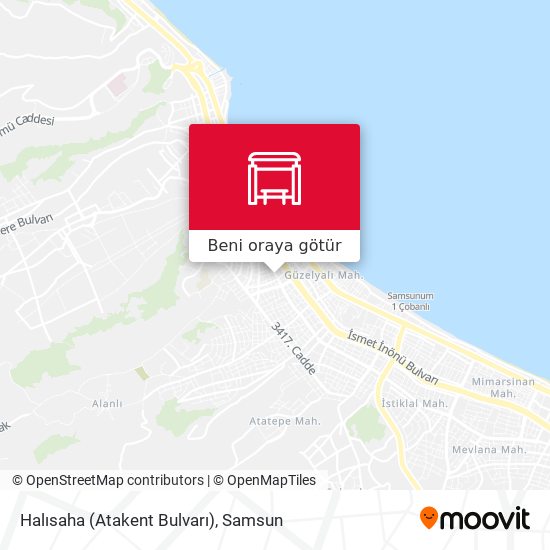 Halısaha (Atakent Bulvarı) harita