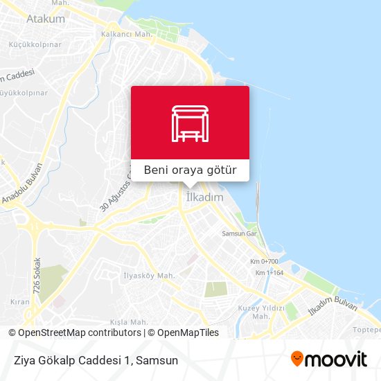 Ziya Gökalp Caddesi 1 harita