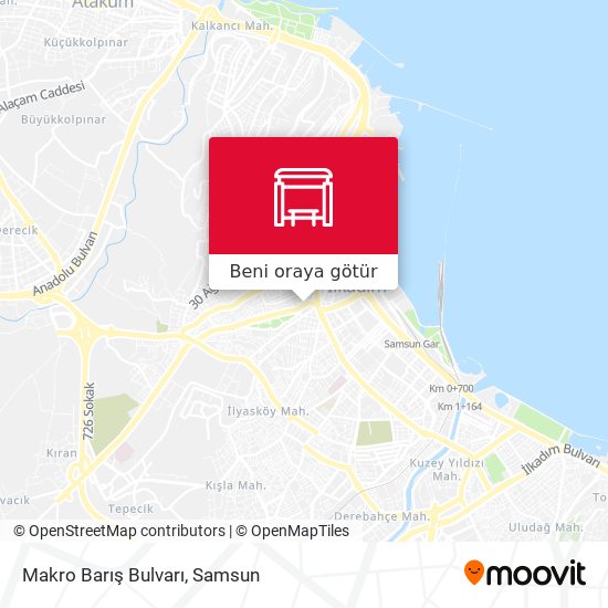 Makro Barış Bulvarı harita