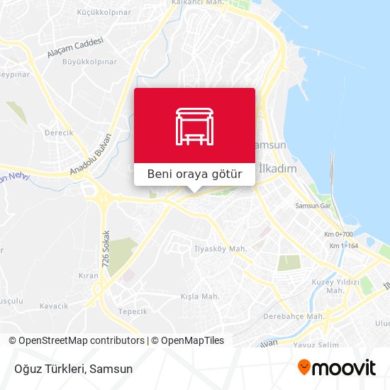 Oğuz Türkleri harita
