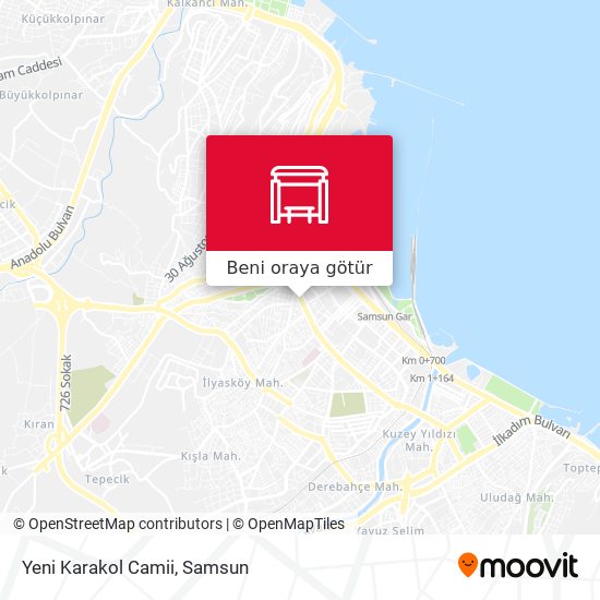 Yeni Karakol Camii harita