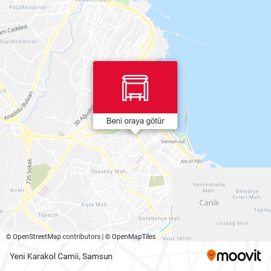 Yeni Karakol Camii harita