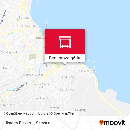 İlkadım Bulvarı 1 harita