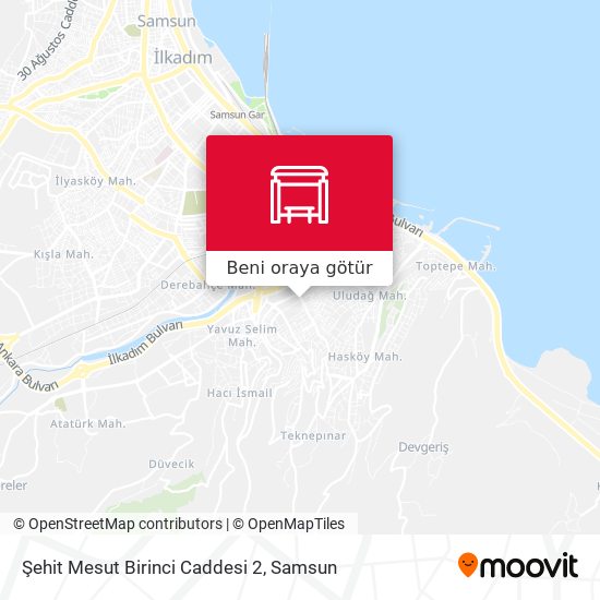 Şehit Mesut Birinci Caddesi 2 harita