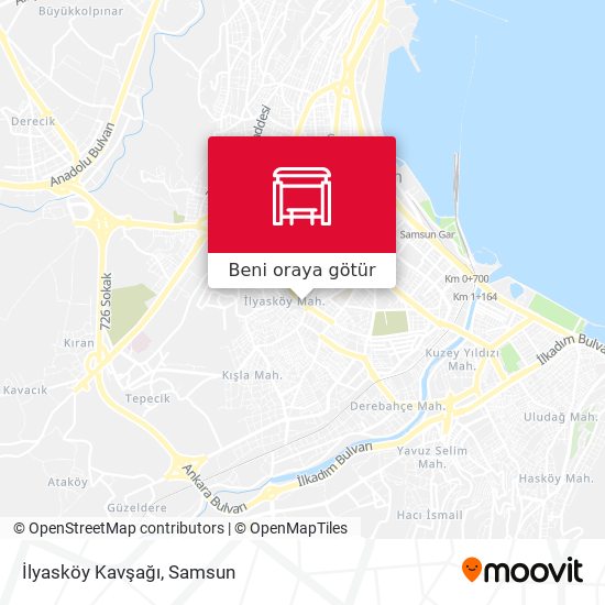 İlyasköy Kavşağı harita