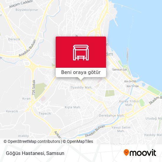 Göğüs Hastanesi harita