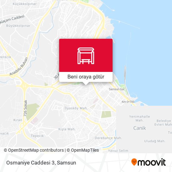 Osmaniye Caddesi 3 harita