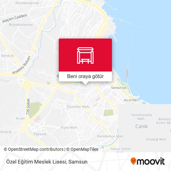 Özel Eğitim Meslek Lisesi harita