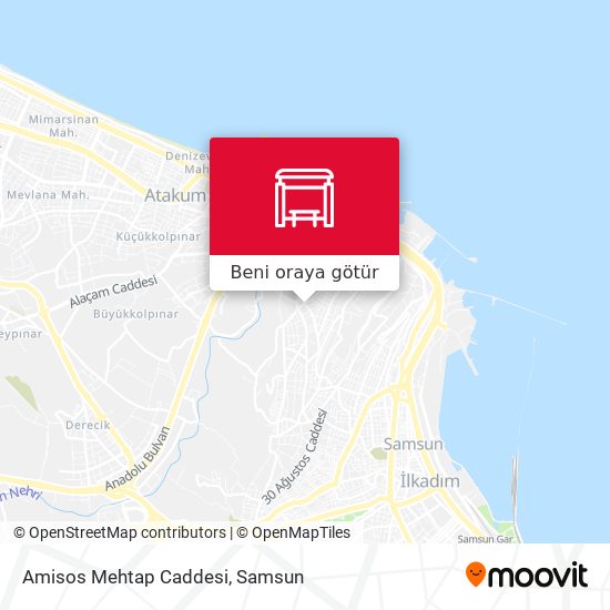 Amisos Mehtap Caddesi harita