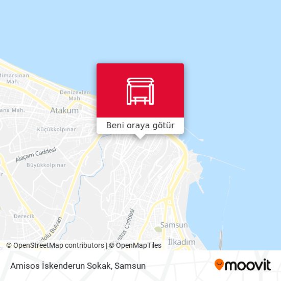 Amisos İskenderun Sokak harita