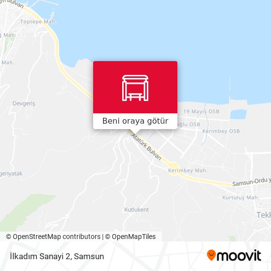 İlkadım Sanayi 2 harita