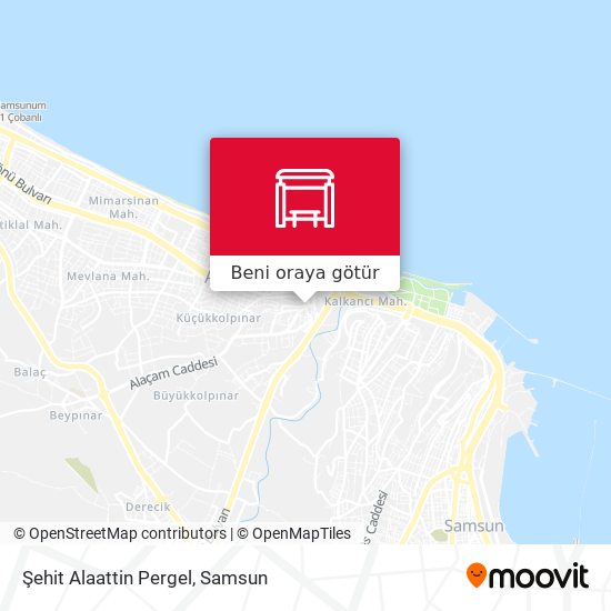 Şehit Alaattin Pergel harita